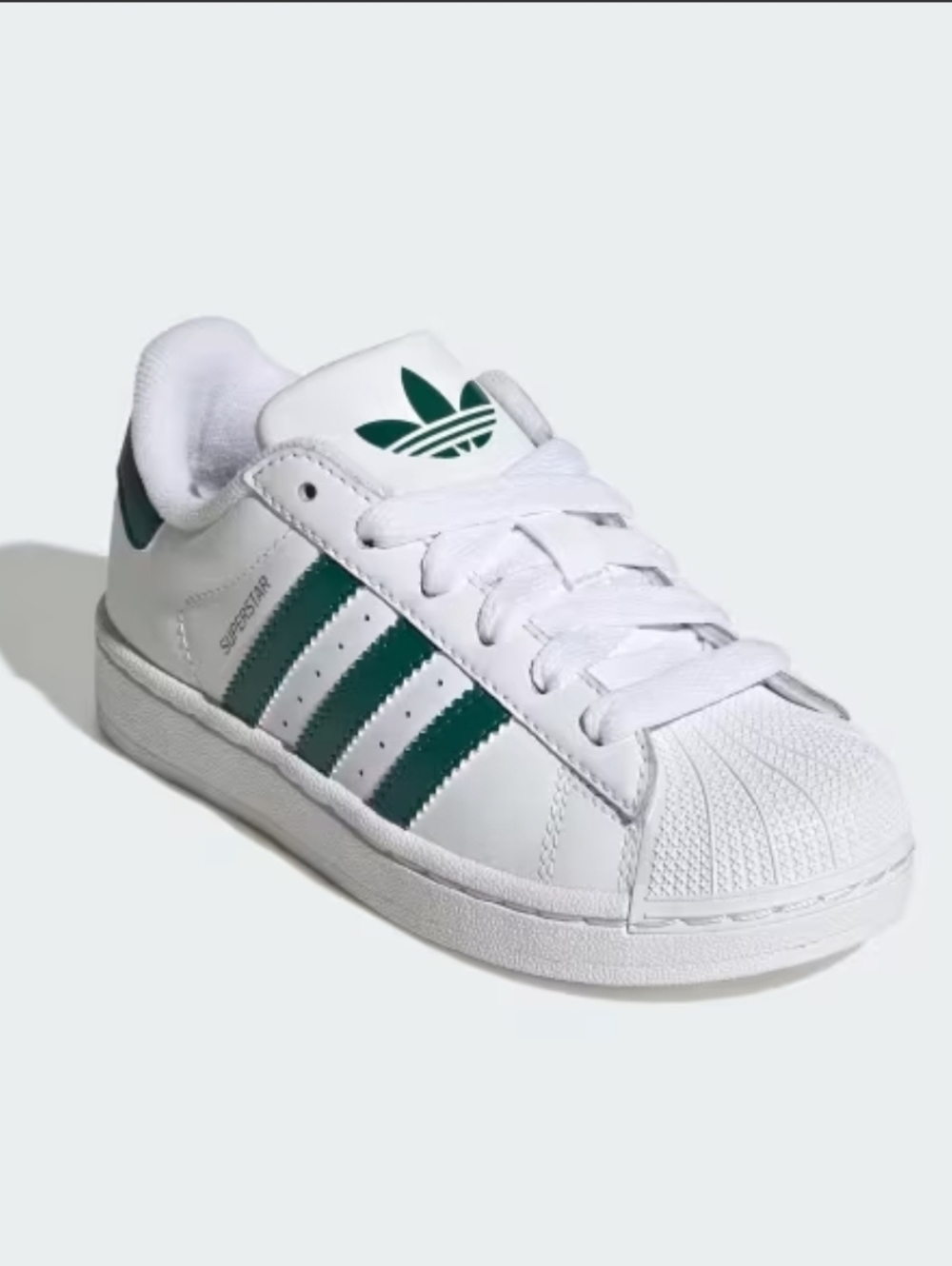 ADIDAS ORIGINALS SUPERSTAR XLG J GREEN/WHITE IF0550 SNEAKER Sz US 5 FR 37 1/3